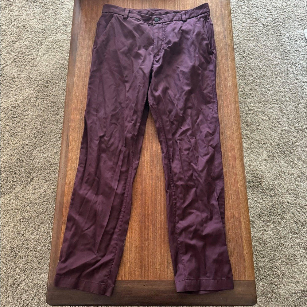Maroon Lululemon Commission Trousers (2016 - 30x32)